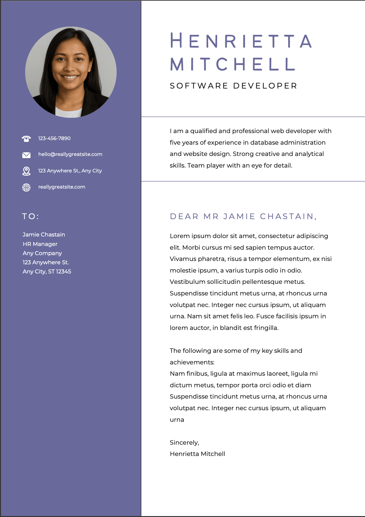Farmer Resume Template